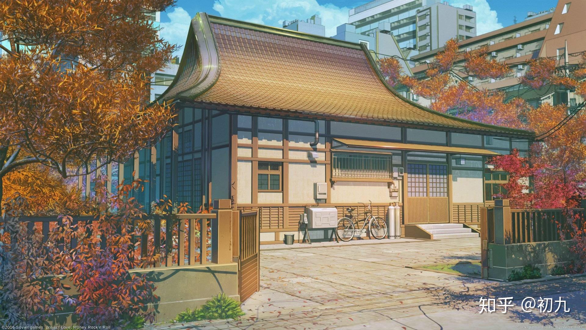 mac卡通日本神庙桌面动态壁纸