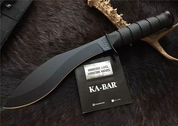 世界名刀kabar美国卡巴1280小号库克锐弯刀
