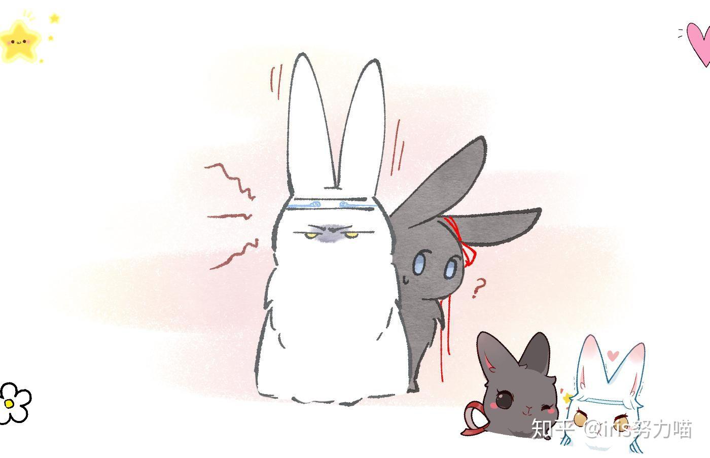 有没有可爱的忘羡兔子图推荐