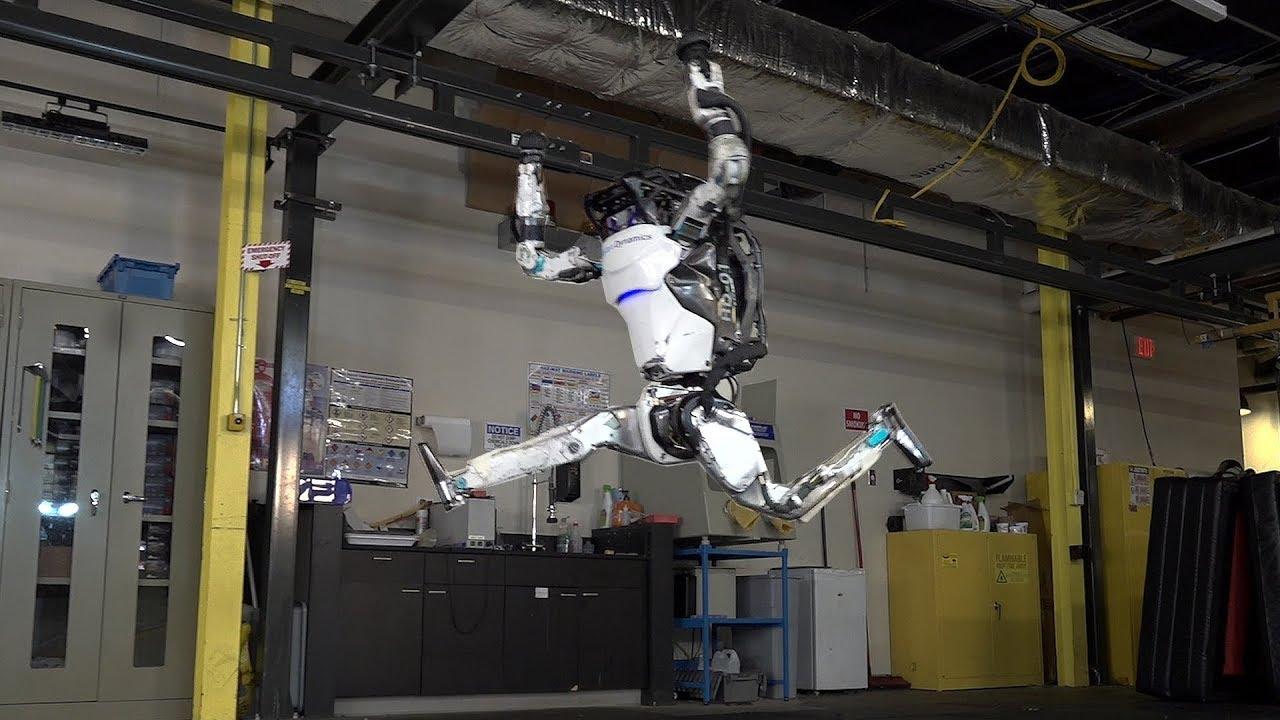 波士顿动力双足机器人Atlas放出逆天体操表演，网友：可怕- 知乎