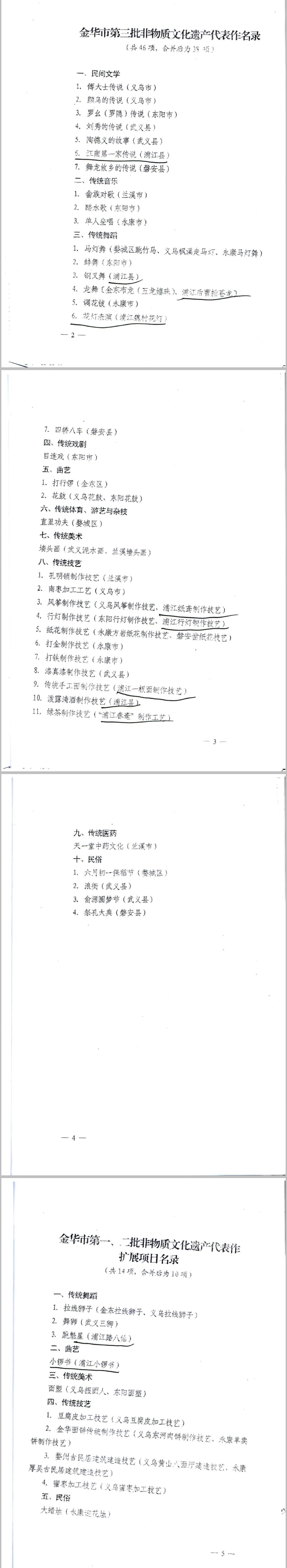 浙江省金华市市级非物质文化文化遗产名录(批次) - 知乎