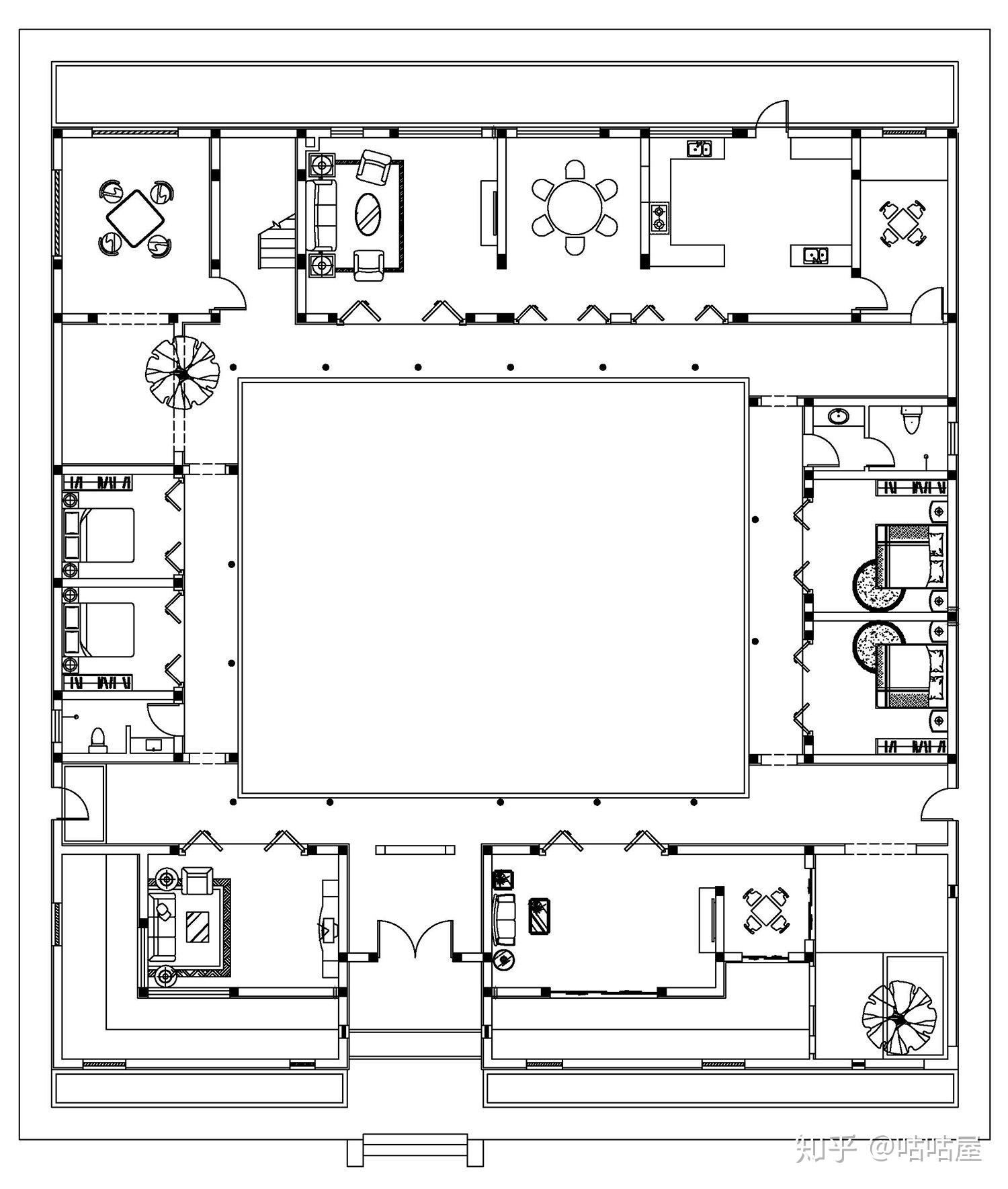 ▼四合院图纸设计