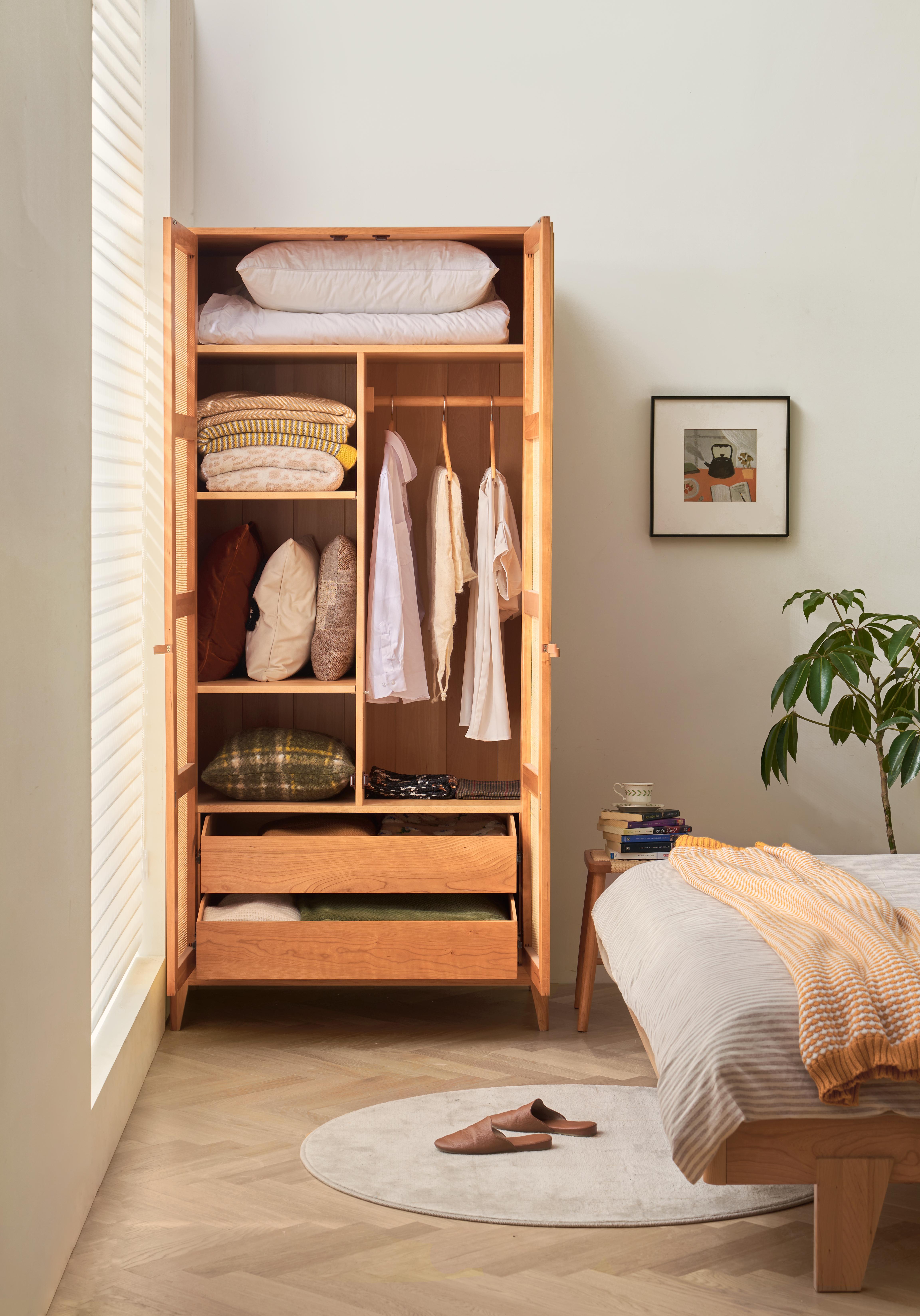 仙女必备丨超文艺大衣柜卧室收纳专家