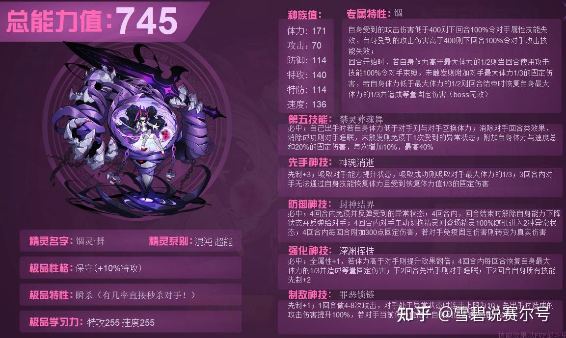 雪碧说赛黯灭小队封印师锢灵舞精灵技能解析实战中很强