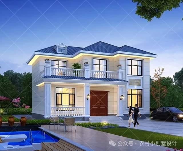 2025年回农村盖别墅，推荐10款最火爆款二层农村自建房别墅户型 - 知乎