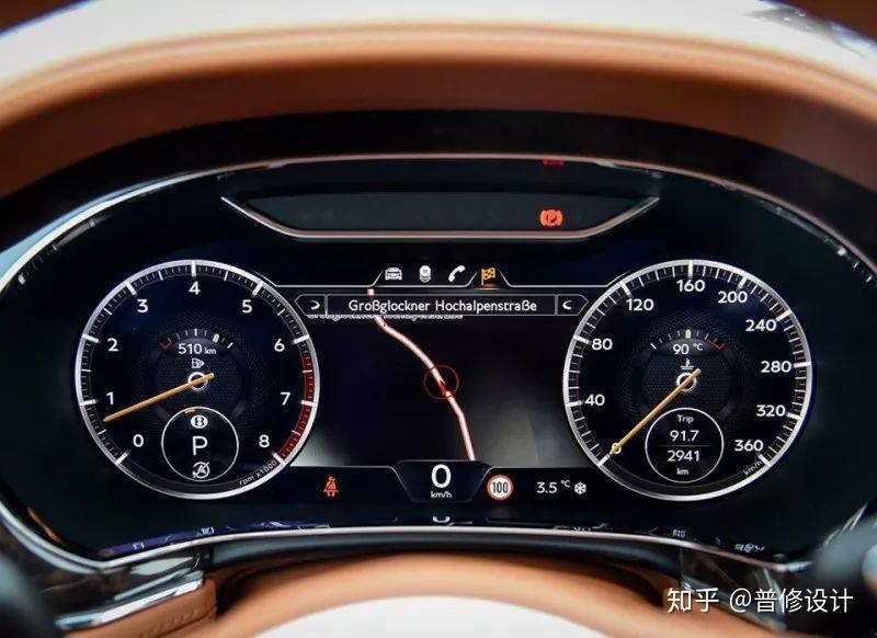 黑科技三面翻转中控面板宾利欧陆gt抢先试驾
