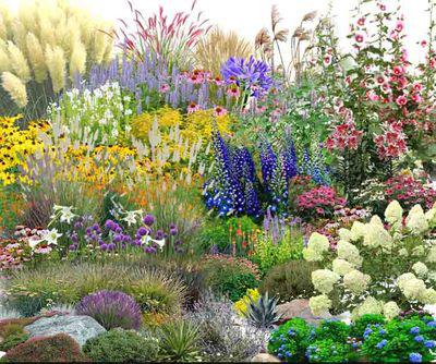 自然艺术花境设计素材 知乎