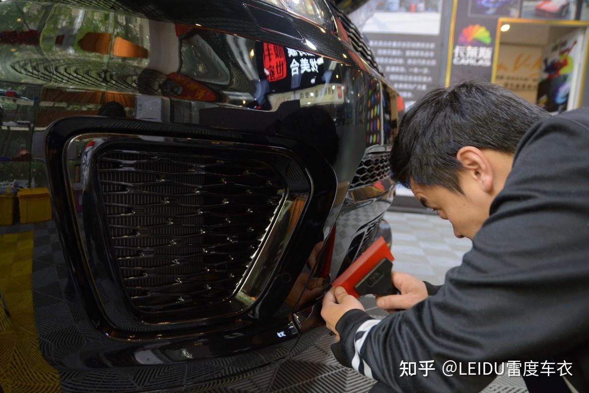 分享點雷度tpu隱形車衣施工現場圖看看標準高不高