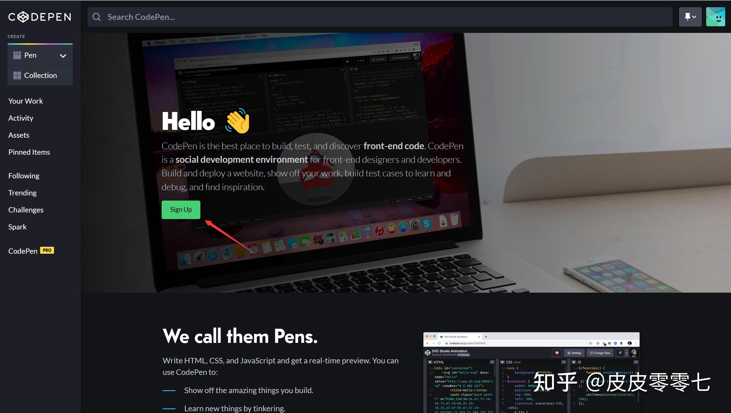 前端利器——炫酷的CodePen - 知乎