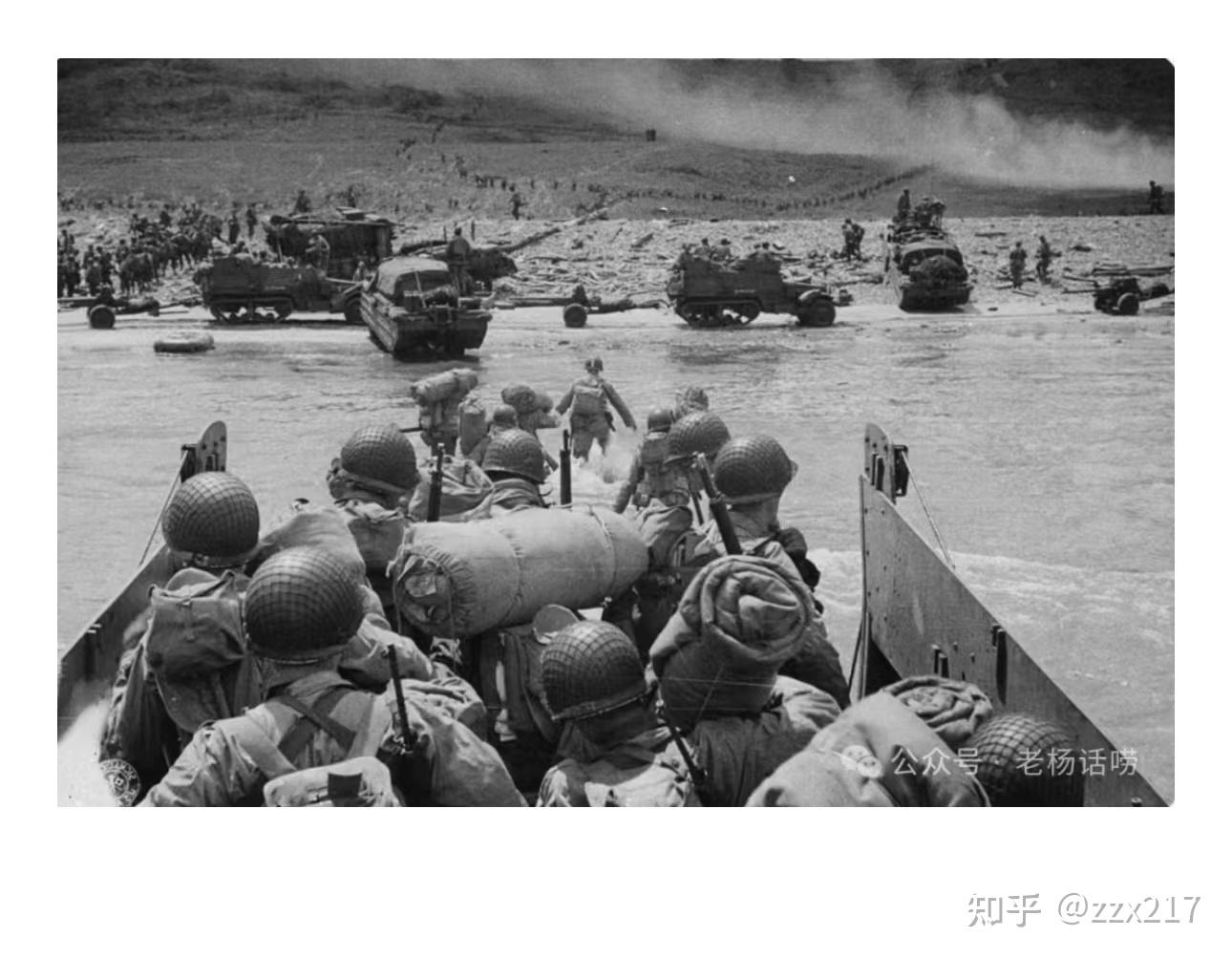 诺曼底登陆照片1其中,仅美军在当天奥马哈海滩登陆的阵亡人数,就超过