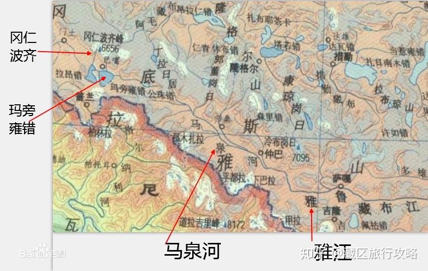 神山冈仁波齐有四个子女分别是雅鲁藏布江(马泉河),狮泉河,象泉河和