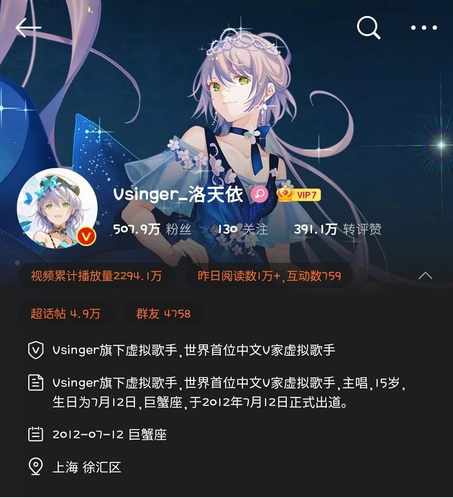 虚拟偶像,无法估算的价值