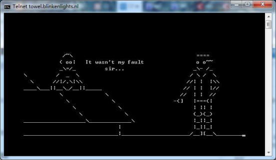 Telnet towel blinkenlights nl windows 10 не работает