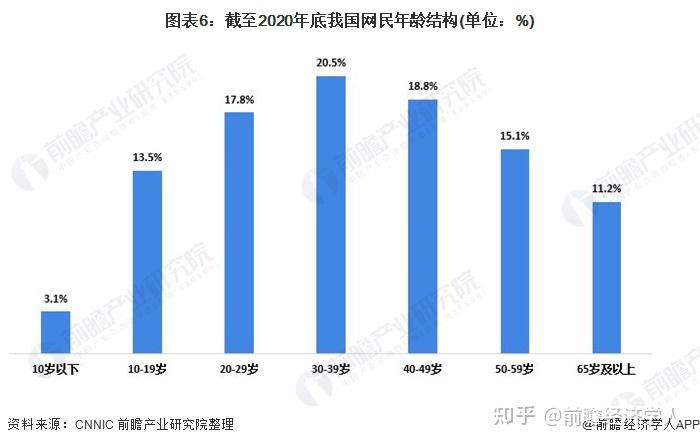 十張圖瞭解2020年中國網民規模及結構情況月收入5000以上網民不足三成