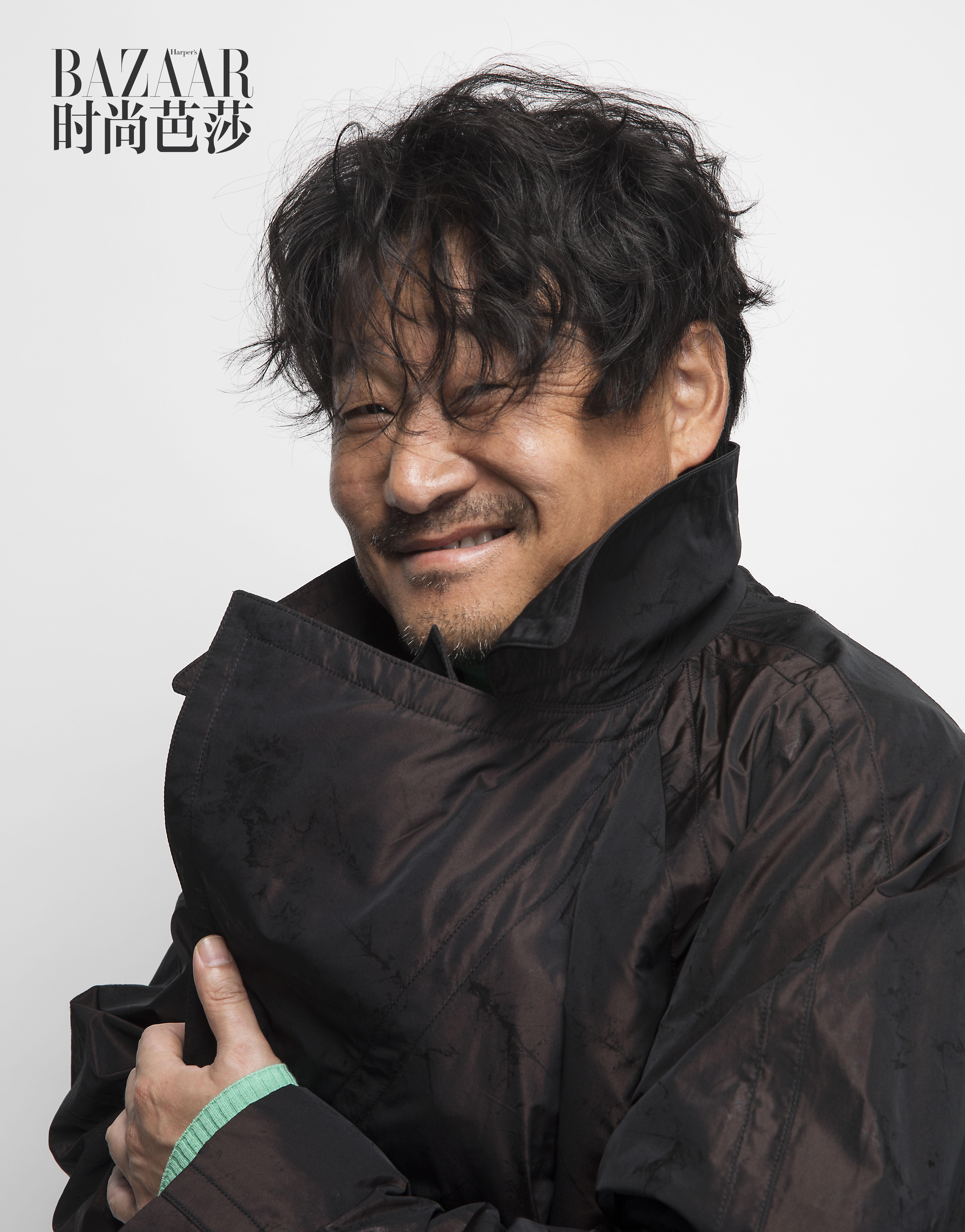 王景春登时尚芭莎十一月刊感性创作让表演更有真情实感