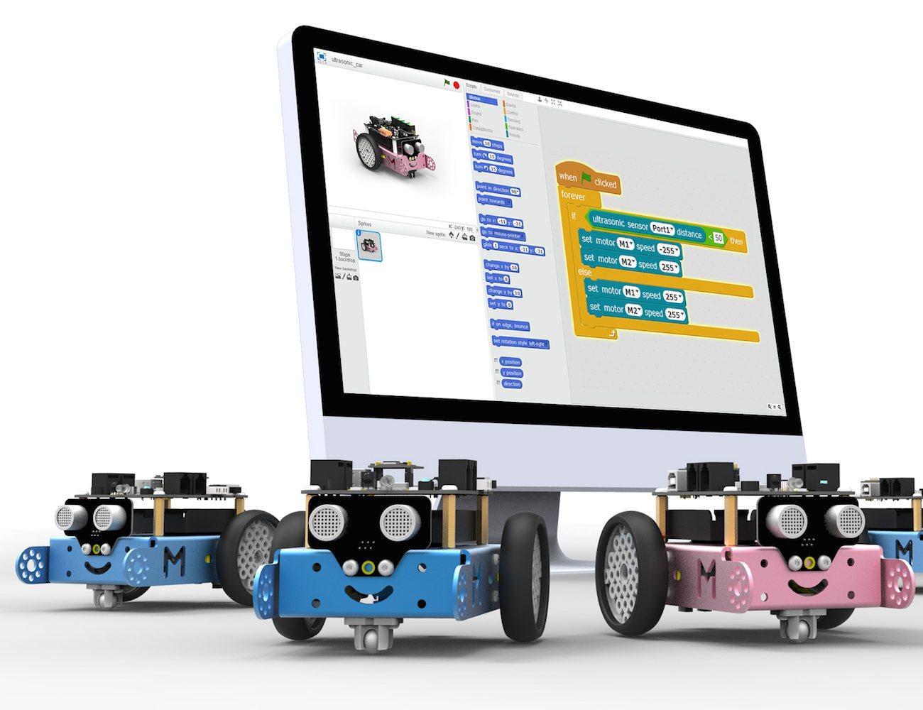 mbot是一套功能丰富的编程机器人套件,使用mbot轻松搭建锻炼动手能力