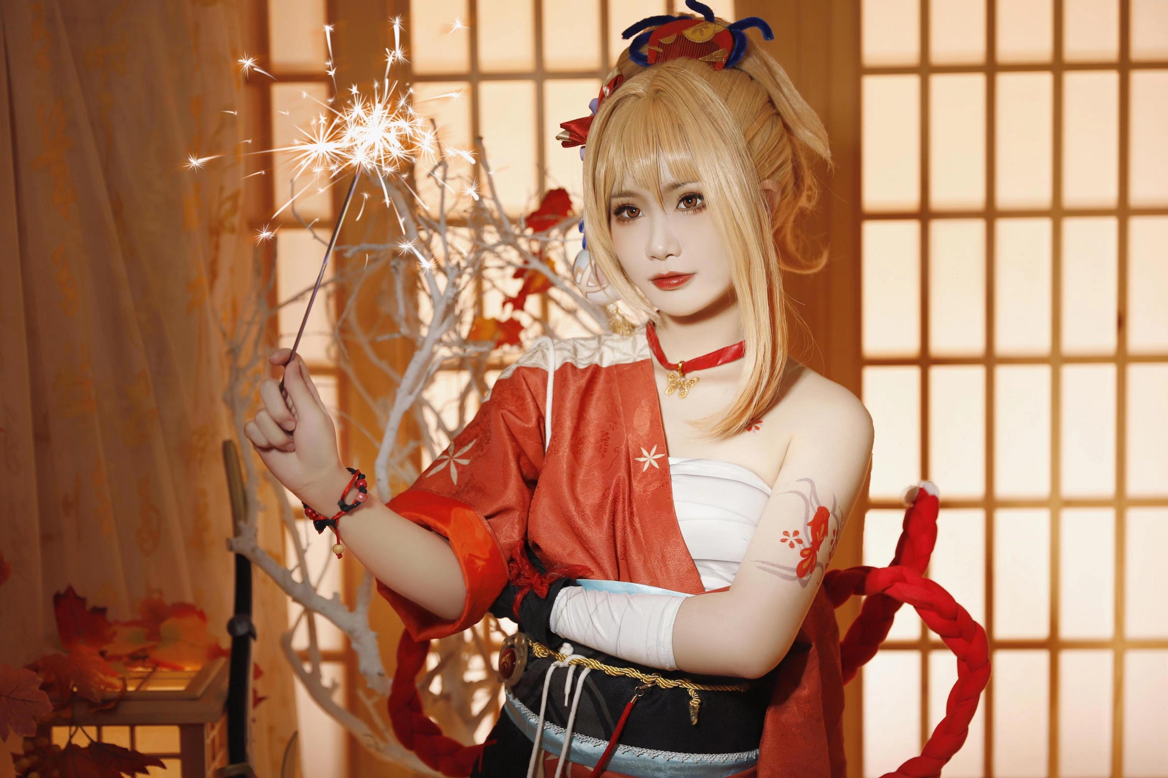 《原神》宵宫cosplay - 知乎