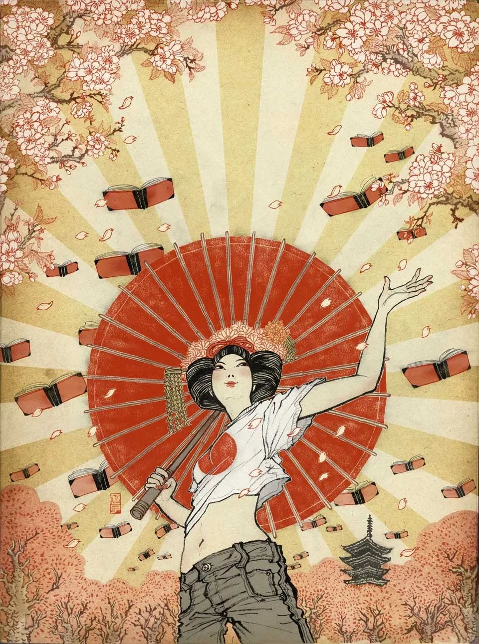 她的作品又“黄”，又神秘！曾经30岁裸辞，逆袭为日本国宝级插画