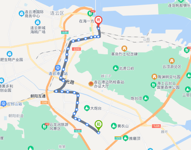 连云港brt路线图图片