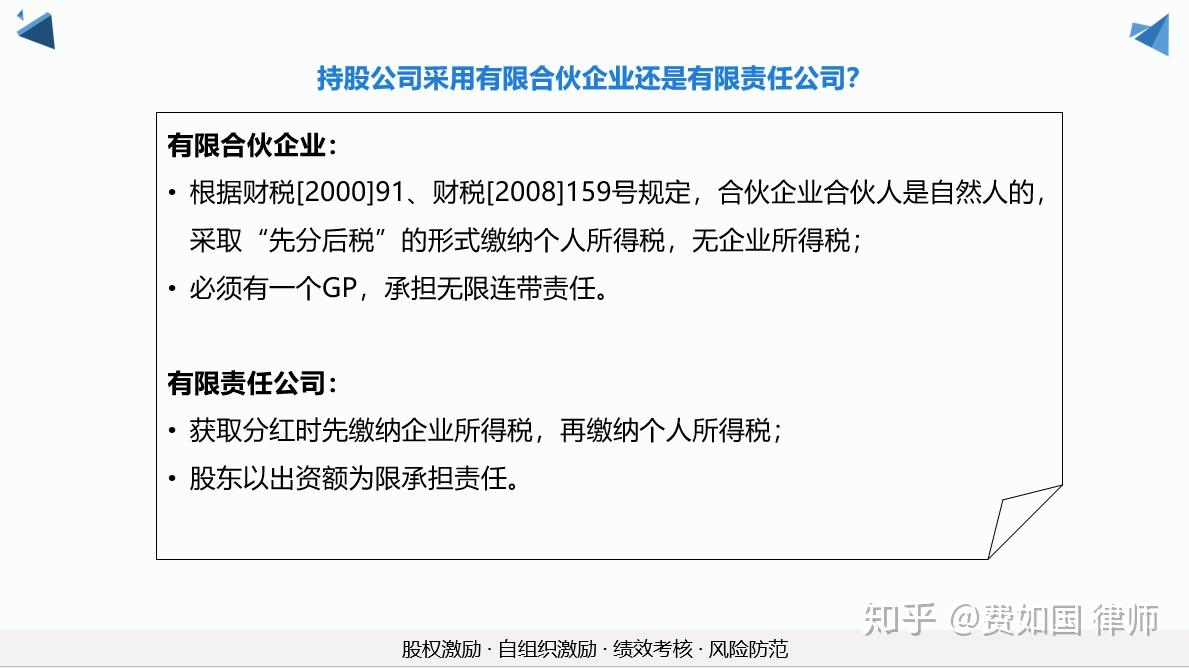 從有限責任公司獲取分紅後需要再繳納個人所得稅;有限合夥企業分配