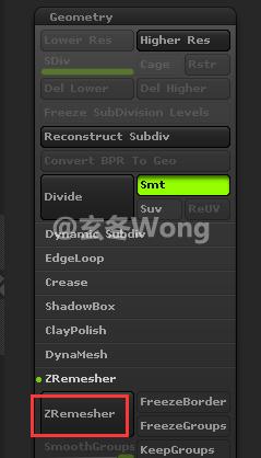 [ZBrush]ZRemesher使用 - 知乎