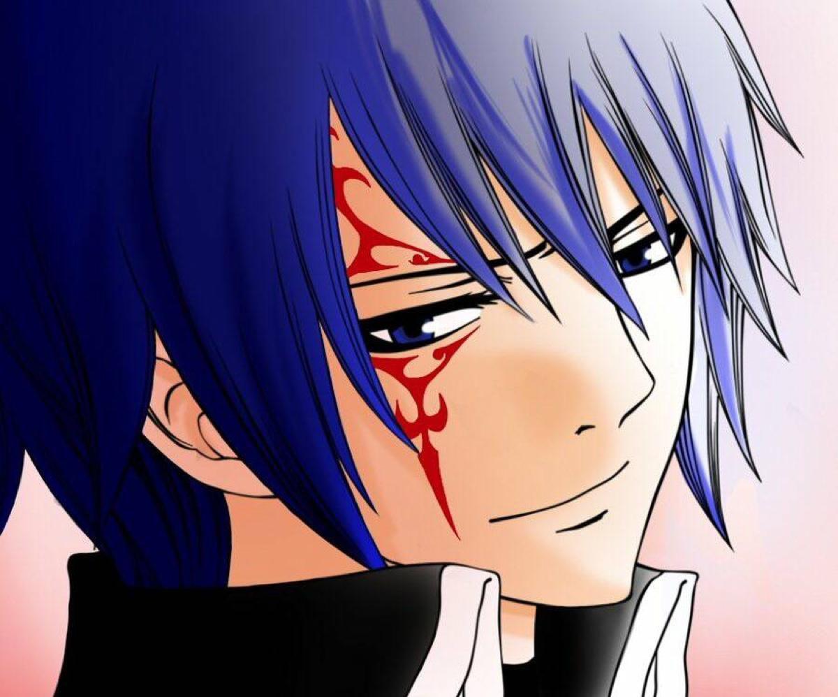 在众多的动漫作品之中,让你印象深刻,头发是蓝颜色,性别是男性,同时