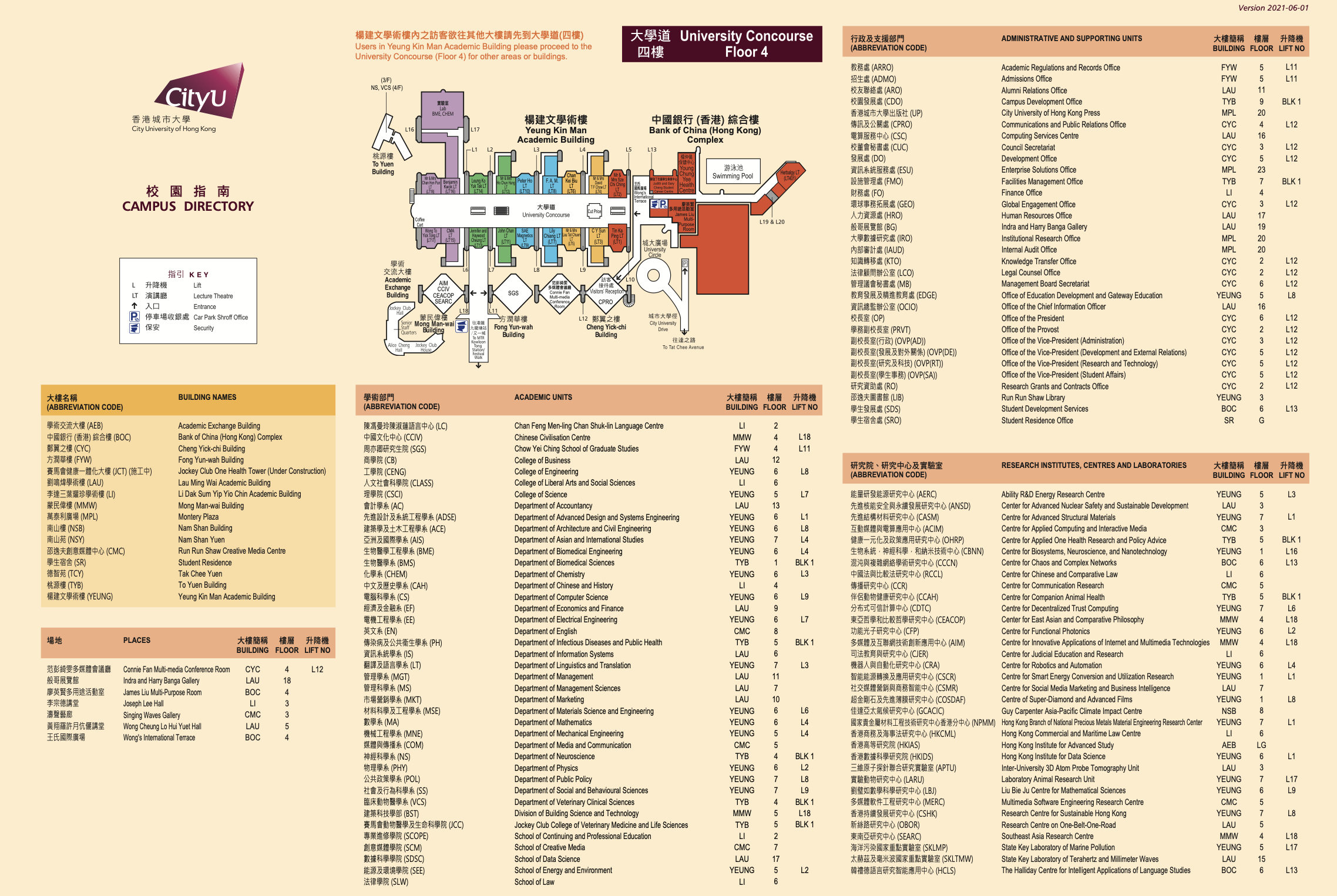 香港城市大学地图