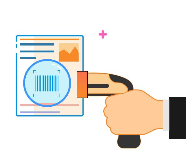 商场,超市收银员在结算商品时 会用扫描枪读取商品的条形码 而商品的