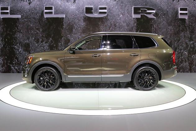 2019北美車展起亞telluride亮相品牌旗艦suv