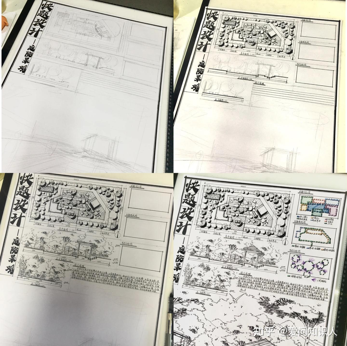 【2022艺术设计考研】考前提醒-手绘考研作图顺序与时间分配 - 知乎