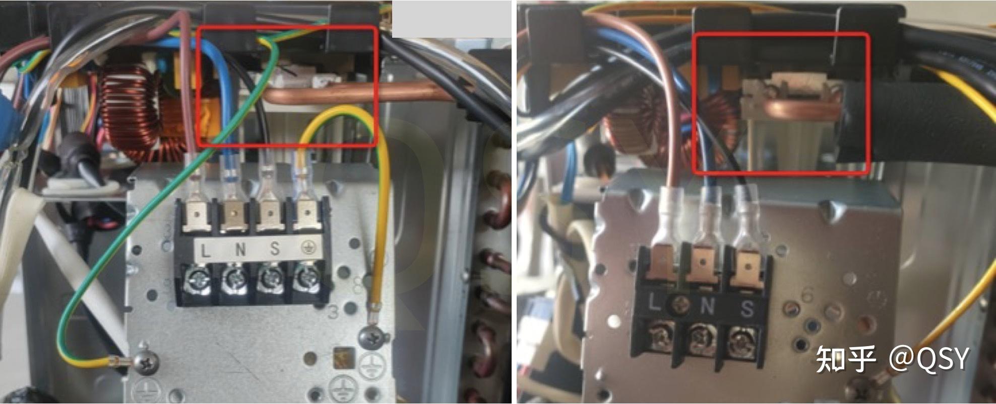 美的3匹220v柜机接线图图片