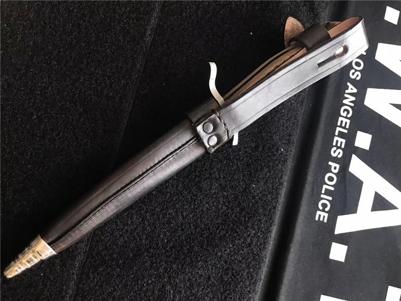 boker德国博克trenchknife高端实木柄格斗刀户外野营战术刀