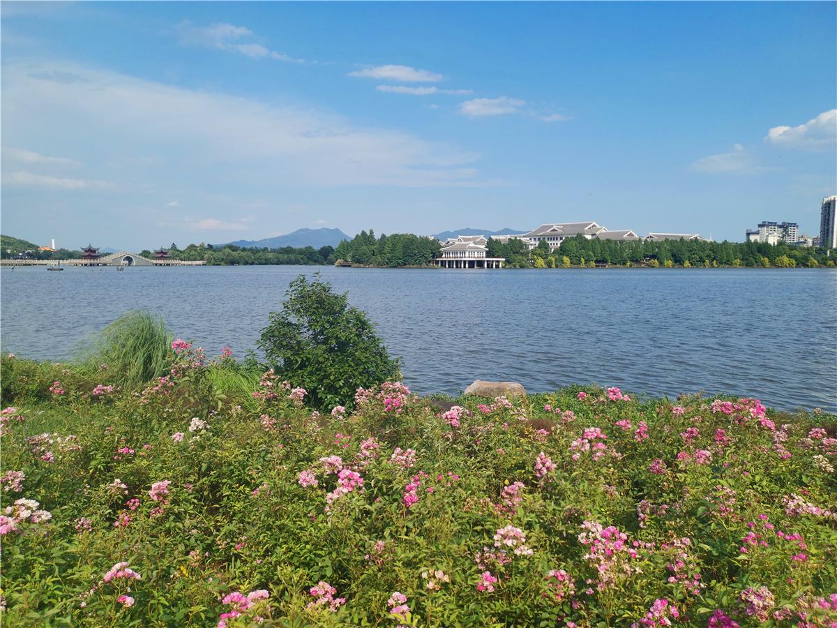 美麗吉安藍天白雲下的廬陵文化生態園