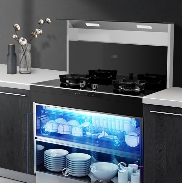 2021年集成灶推荐指南集成灶哪个牌子好附储物柜消毒柜蒸烤一体款等