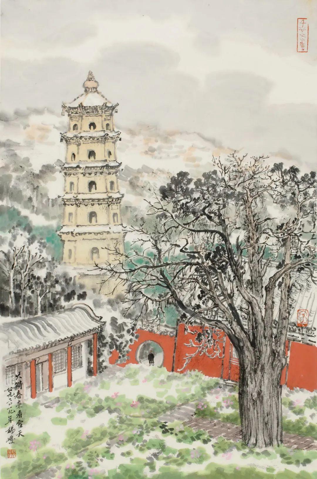 《白夜之四》 廖大杰70×80cm 布面油画 2021年《碎末》李明昌40×30