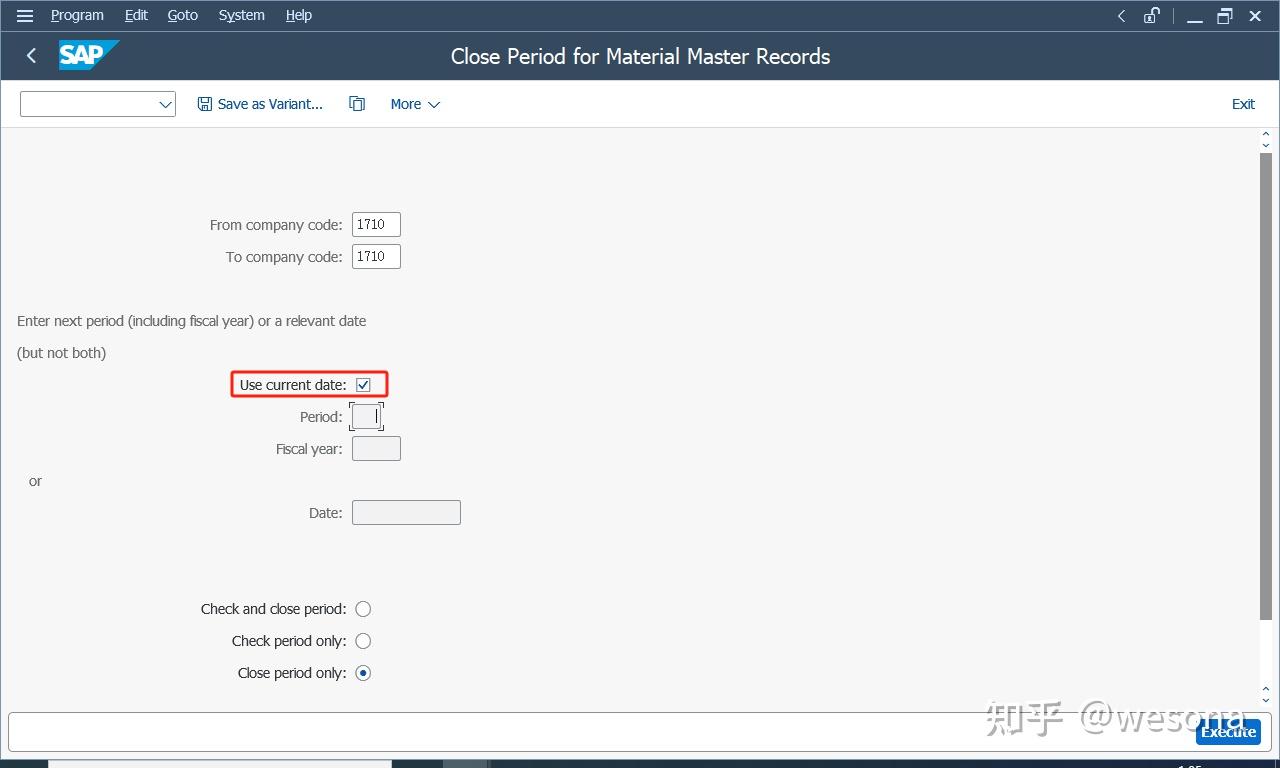 SAP Posting only possible in periods2023/11 and 2023/10 in company code 1710 Message no.M7053 处理
