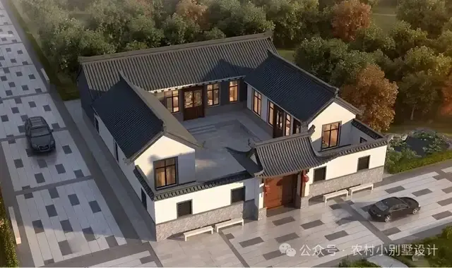 2026新款一层三合院:42套经典新中式四合院农村自建房别墅住宅 - 知乎