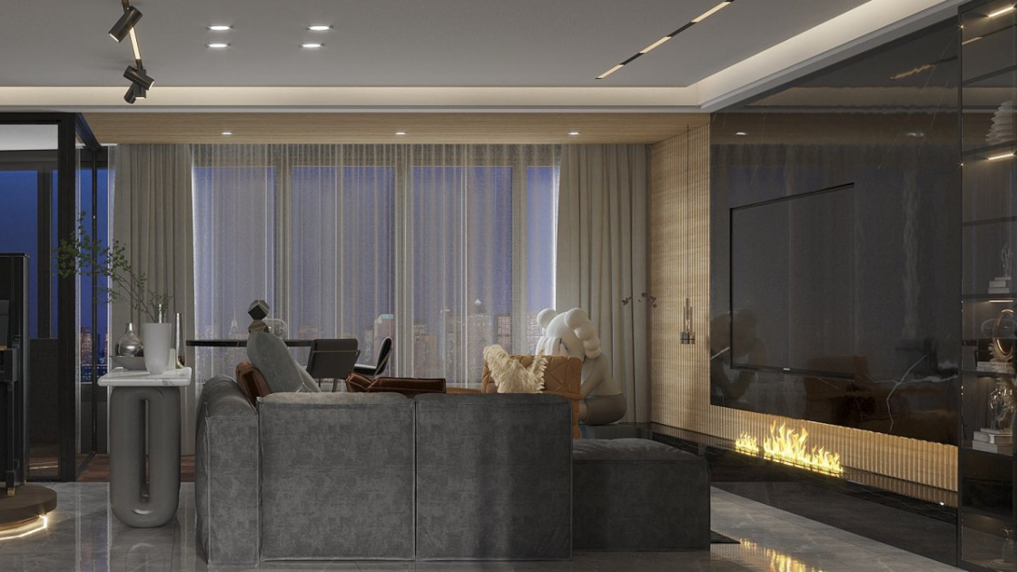 太绝了吧难道这就是传说中的总裁房原来还能这么酷啊