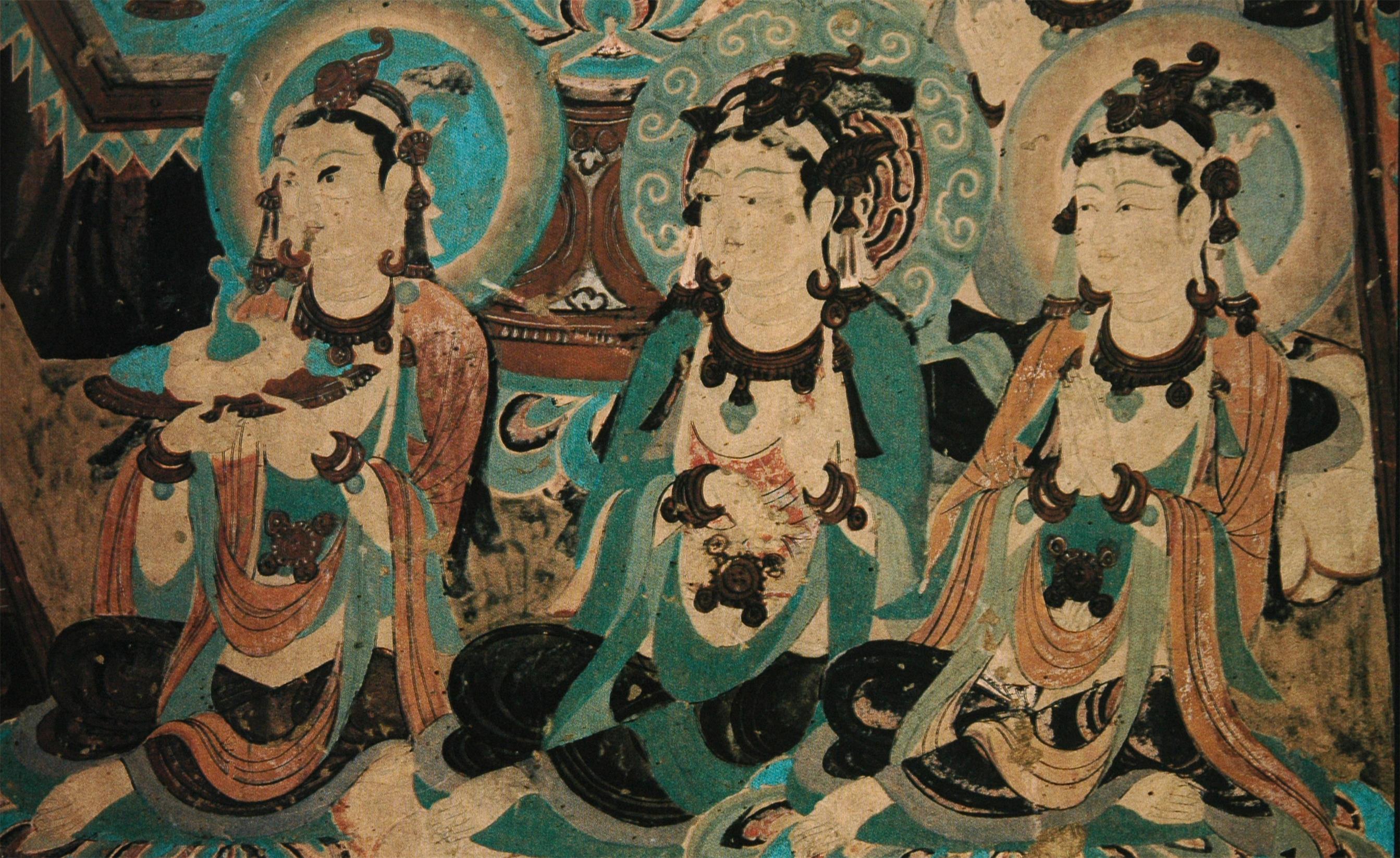 【神游千年,大美敦煌】晚唐-12窟-四壁三铺加屏风画,堂堂大观【高清大图200多幅】 - 知乎