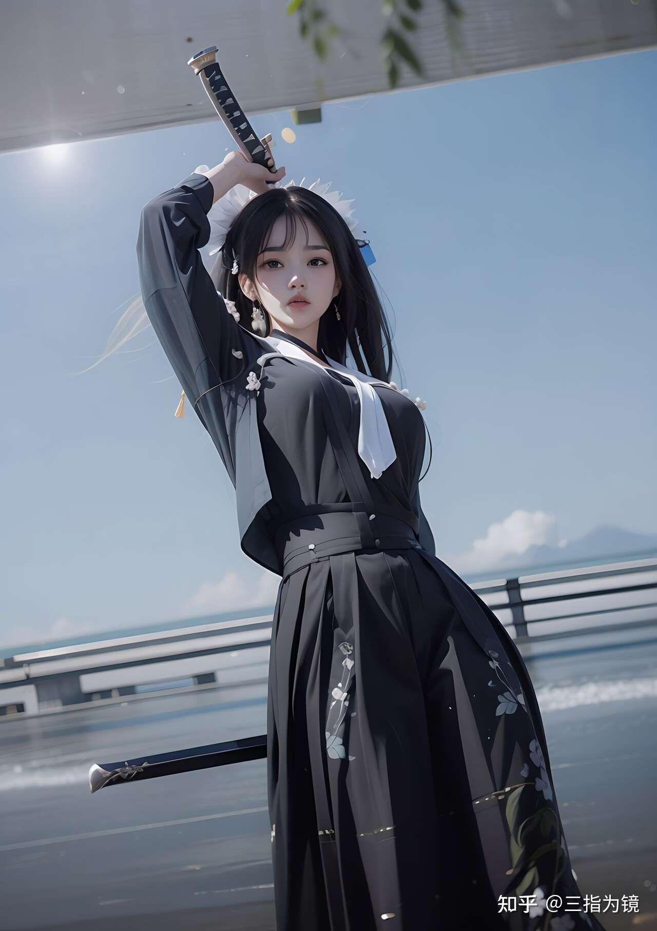 AI带刀美女,只能说AI真是脑洞大。 - 知乎
