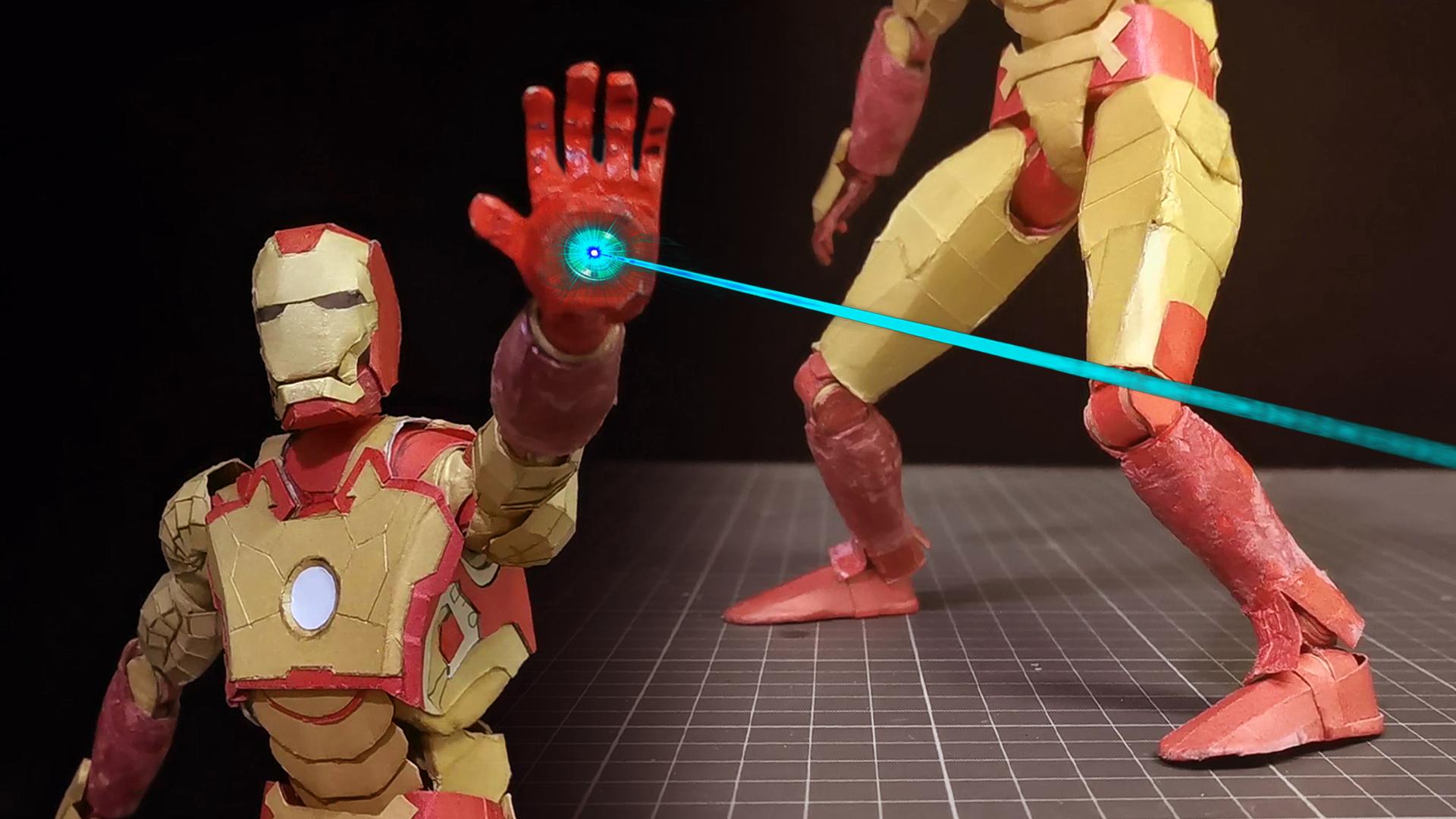 请问这个钢铁侠全息投影手臂穿戴怎么做出来