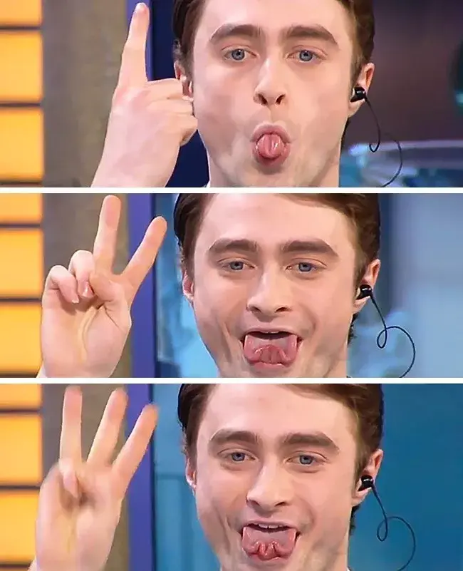 说的不是口齿伶俐能言善道,而是真的 把舌头卷成