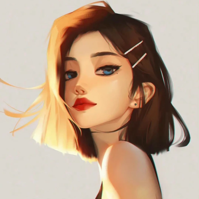 好看有个性的短发女孩头像有嘛