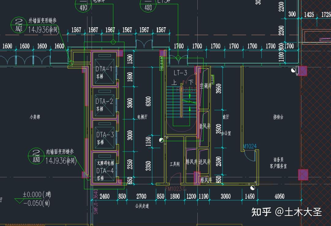 一张张带看，0基础也能看懂建筑施工图 知乎 