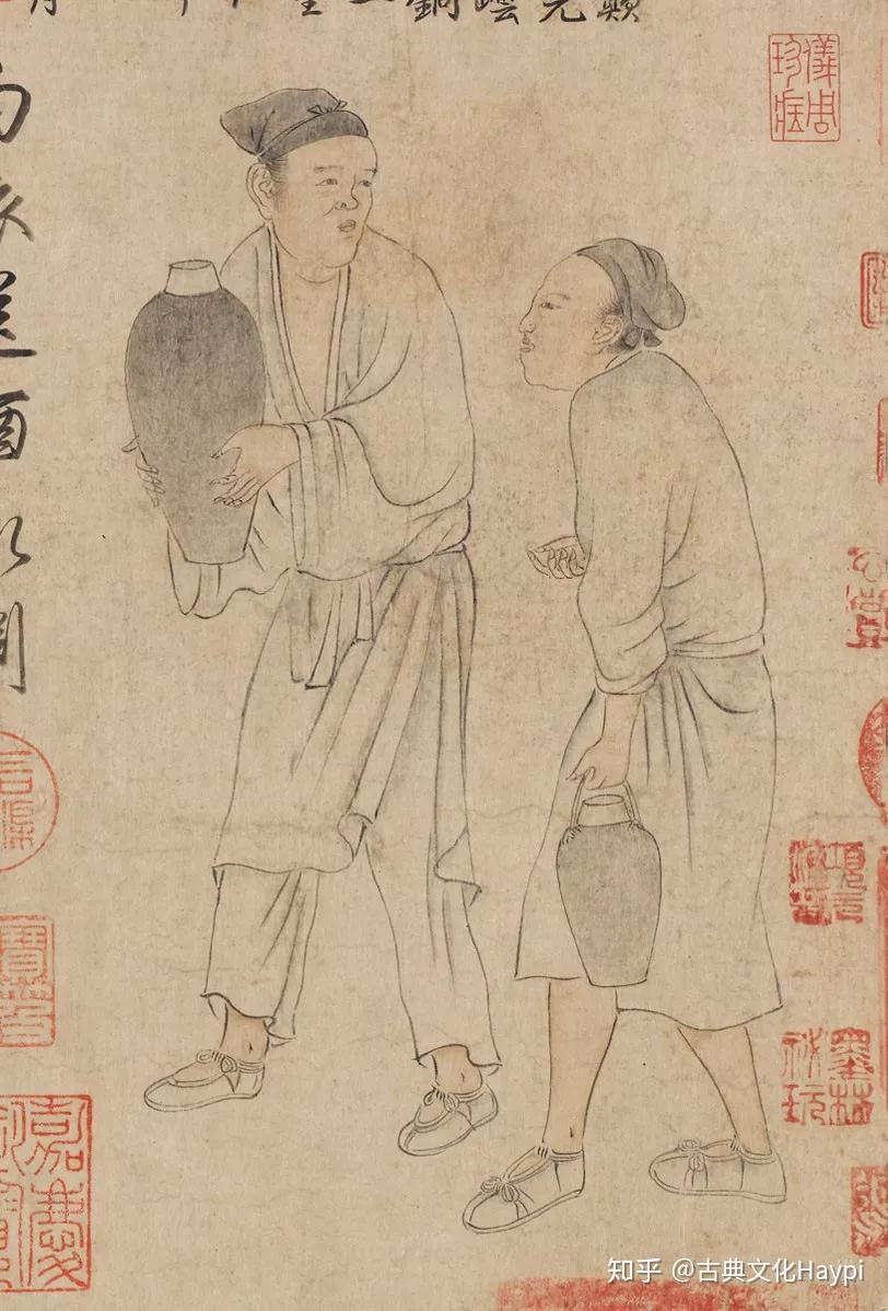 宋代的李公麟醉僧图欣赏