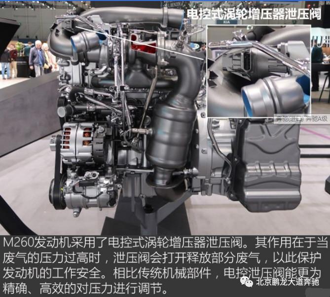 0t m270为直列4缸发动机,最大功率211ps(155kw)/5500rpm,最大扭矩350n