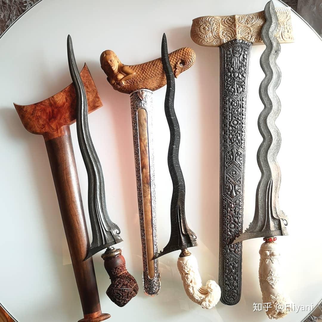 爪哇的马来短剑克里斯keris