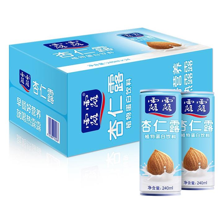 露露 杏仁露240ml*24罐热饮款 植物蛋白饮料京东06 120.