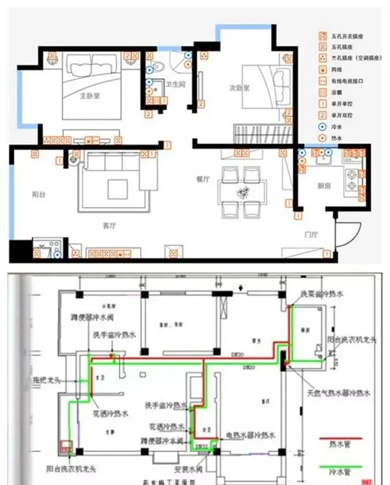 水电图纸怎么能看懂图片