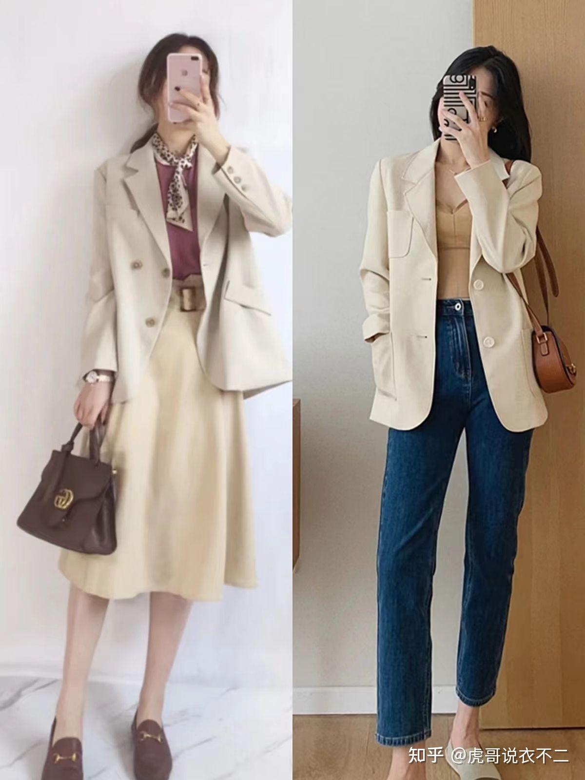 建议中年女人入夏面料多选雪纺颜色多选杏色鞋子露背更优雅